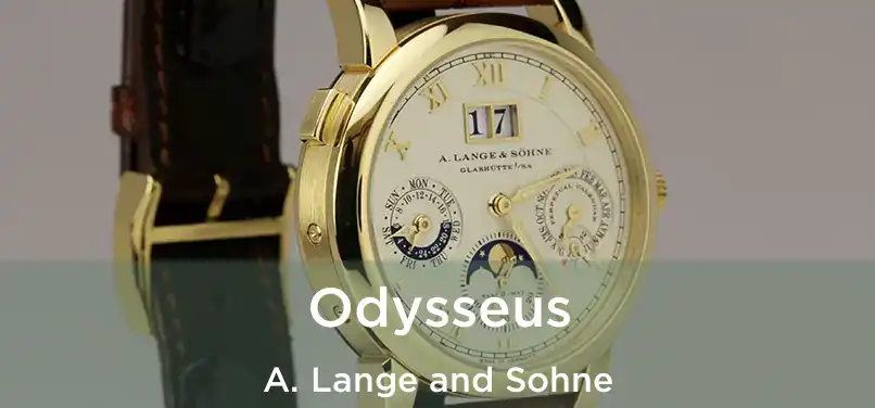  Odysseus A. Lange and Sohne